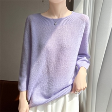 2025年秋季套头一线半高圆领短袖，女装羊绒衫，多娇羊绒