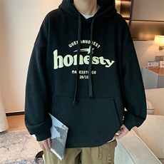 EQ181美式做旧发泡潮流连帽套头卫衣男春季外套P58，男装卫衣，电商C306-1