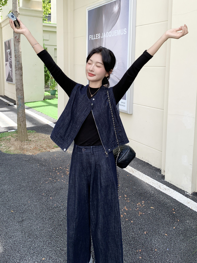 2025秋冬款牛仔套装2602-P175-K248,女装套装/套裙,2D013
