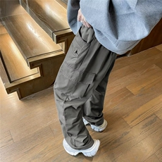 户外机能潮牌工装裤口袋宽松休闲高街vibe直筒冲锋裤K504，男装工装外套，星座1116A-1（原606A）