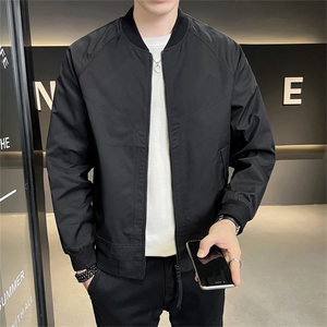 2025新款春秋季夹克外套男士棒球领衣服潮流新品男装上衣2215-P70图片