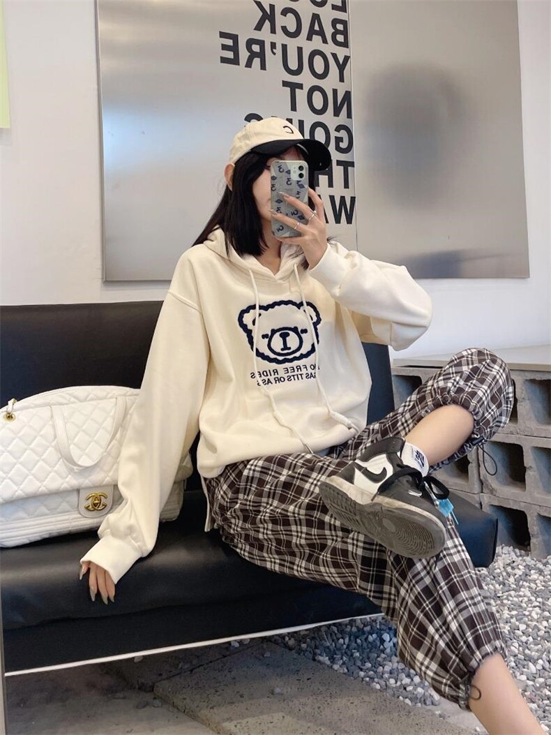 加绒的卫衣，女装卫衣/绒衫，迈赫俪