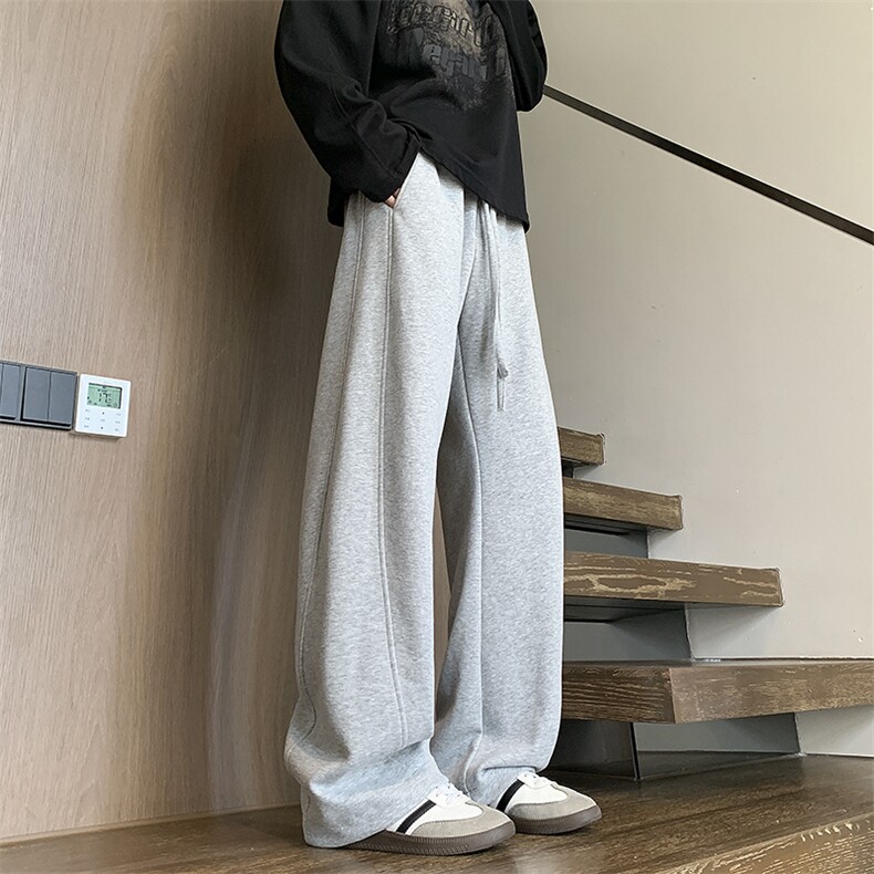 新款拼接弯刀卫裤XZ604-K131-特P35控68,男装休闲裤,星座604