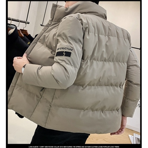 秋冬新款棉衣男潮流御寒加厚面包服休闲宽松时尚百搭外套图片