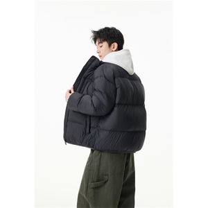 90%绒新标有报韩版宽松羽绒服外套上衣Y993/ P350 现货图片