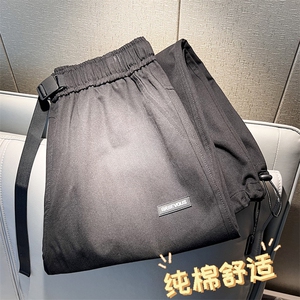 小众设计感直筒休闲裤男宽松简约高级阔腿运动裤- K661特批40图片