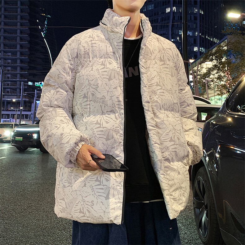 冬季棉衣男士外套潮流时尚双面穿棉服冬装加厚保暖棉袄MY3091P70,男装棉衣,电商A086