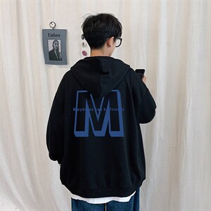 KS21260-P38 连帽开衫卫衣男运动外套大码班服图片