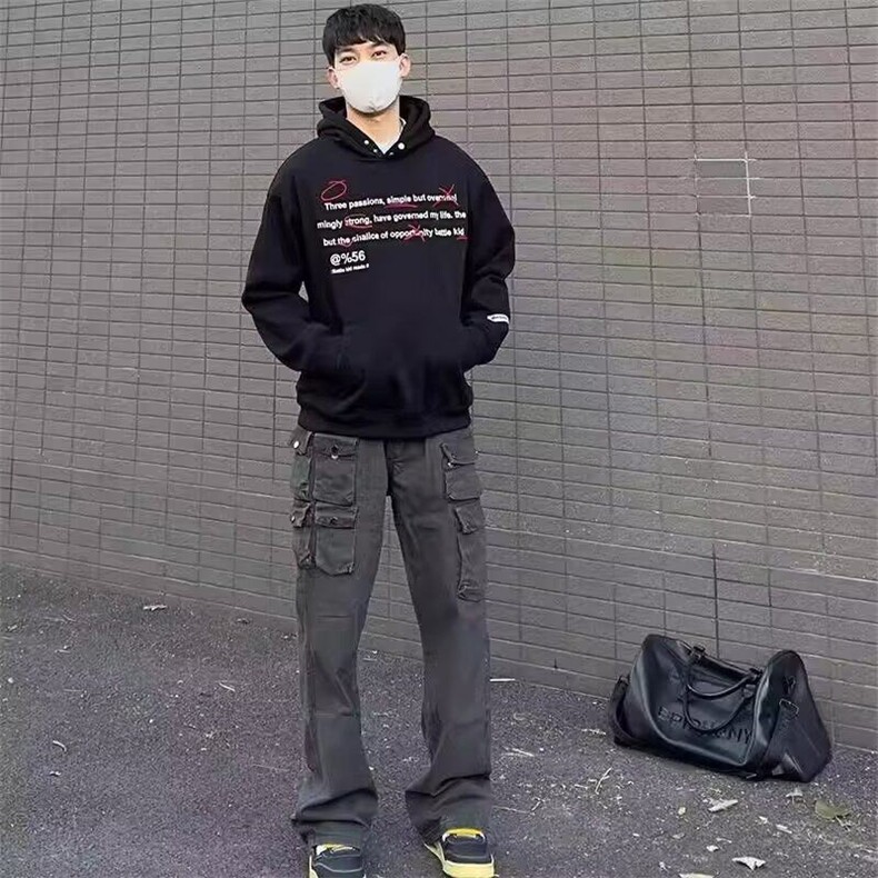 W9341-P68网图现货新款百搭日系美式高街潮流休闲牛仔裤新款,男装牛仔裤,星座1608-2