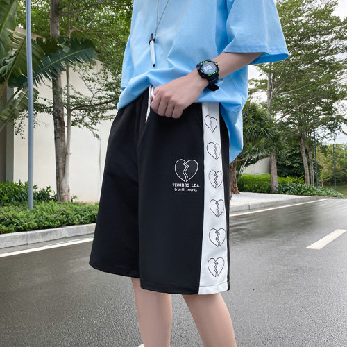 2021夏季港风短裤男宽松中性五分裤情侣款DS-A160-1-510-P25,男装休闲裤,电商C323-1