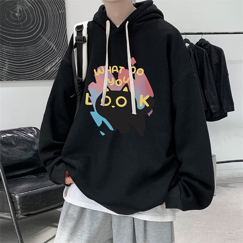 连帽卫衣男大码胖子帽衫大号运动服WY2454-P35,男装卫衣,电商A040