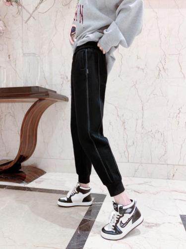 加绒卫裤，女装休闲裤，DCXY 超越