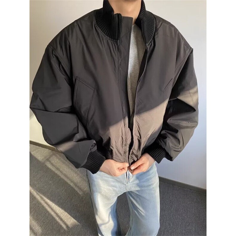 【有货】DM8210-P93新款秋冬高街百搭面包服廓形飞行员高级感外套,男装棉衣,星座603-2