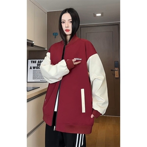 特批P55无差价春新大码两面穿防泼水夹克男潮痞帅立领棒球服J2667图片