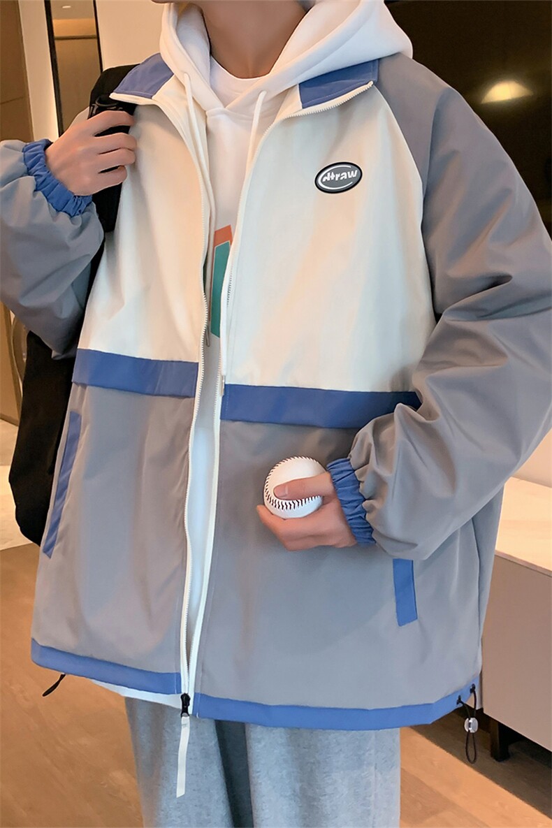 秋款棒球服夹克外套男潮牌潮流字母刺绣情侣学生22126-P65控108,男装夹克,星座717