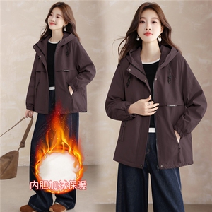 现货！现货！2025冬季女装新款加绒加厚棉衣棉服图片