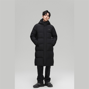 冬装90%白鸭绒羽绒服男新款长款过膝加长加厚保暖H81-P220328图片