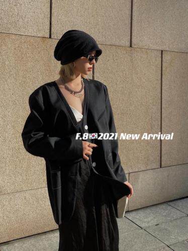 秋装新款明线设计西装，三色两码，女装西装，慕容神话