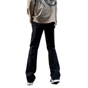 2023春季美式高街新款弹力修身直筒工装休闲裤货号K694P60图片