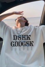 已注册/夏新款外景ins韩版宽松短袖T恤男潮大码体恤衫DT00505/P25，男装T恤，电商B316