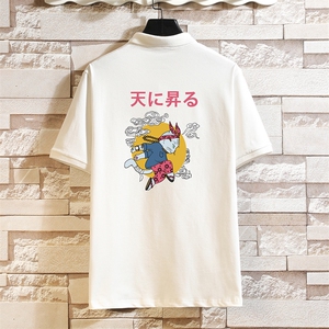 PL57012-P35 翻领短袖polo衫男大码胖子半袖t恤男有领保罗衫图片