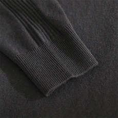 2025年秋季长袖时尚百搭通勤简约羊绒衫，男装羊绒套衫，君道羊绒