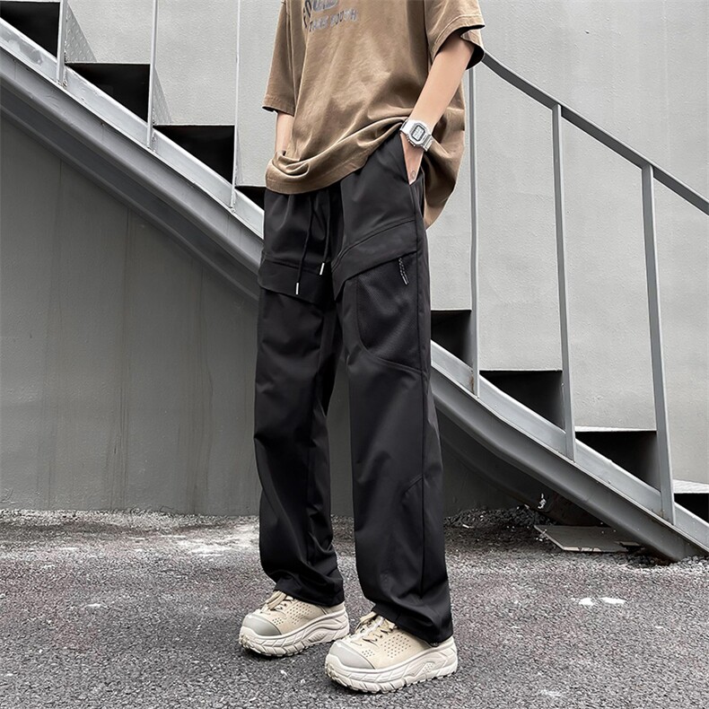 2024夏季小众机能户外冲锋裤美式直筒大口袋长裤现货K7942-P34,男装休闲裤,星座512-3