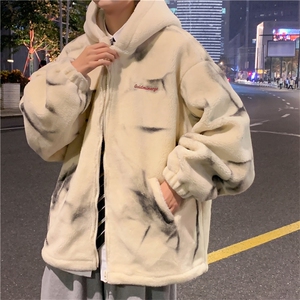 冬装羊羔绒宽松休闲加厚棉衣潮流棉服外套A161-2-M8007-P85图片