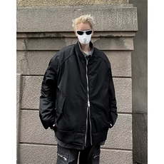 假两件冬季新款翻领棉衣机能面包服潮牌宽松高级感外套-WT821，男装棉衣，星座1002-2