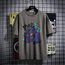2021夏季新网格挂拍日系大码男已注册卡通印花短袖T恤T1080-P25，男装T恤，电商A001