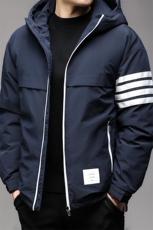 BJY08911新款冬季男士白鸭绒羽绒服连帽保暖外套修身风衣大衣，男装风衣，电商B360