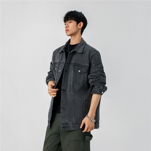 25款抖音品质牛仔夹克宽松韩版工装潮流水洗外套N999/P98 148图片