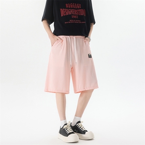 8XL-M 2025夏季特大码阔腿短裤男高街ins宽松垂感休闲裤DK1510P45图片