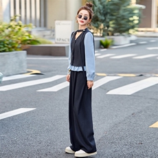 小香风拼接时尚套装女2025春季爆款小个子超好看休闲气质两件套潮，女装套装/套裙，木子恋