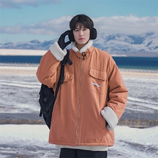 B225-W1012-P126-X158---羊羔毛外套-水洗棉95%其他5%，女装短外套，电商B225