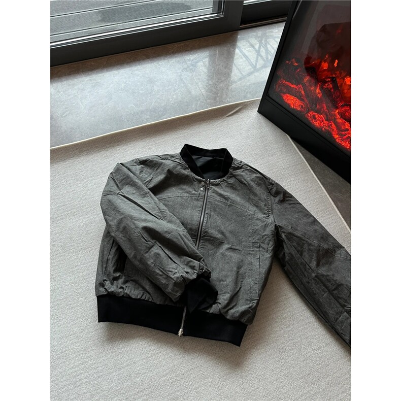 JK9580LL-P83双面穿外套男女短款棒球服夹克,男装夹克,星座1007（原301D）