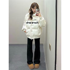 冬季立领棉衣外套男女加厚宽松保暖面包服外套MF8090-P88，男装棉衣，星座208-5