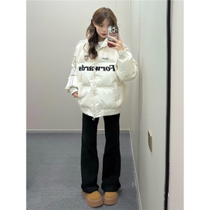 冬季立领棉衣外套男女加厚宽松保暖面包服外套MF8090-P88图片