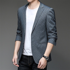 X2218钱塘2020-2时尚休闲春秋季中年男士简约百搭西服外套P150，男装西服，钱塘207-2