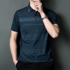SQY9807男式2023年夏季新款百搭T恤男短袖商务休闲体恤男装P65，男装T恤，电商B360