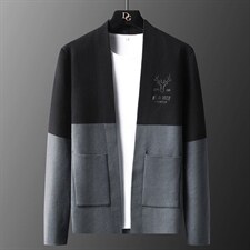 春秋季外套男针织开衫翻领毛衣时尚高端韩版休闲帅气中青年上衣，男装针织衫/毛衣，星座306A