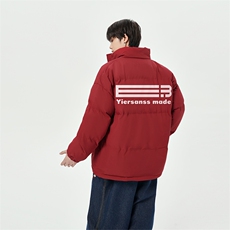 日系白底直播抖音高品质宽松男羽绒棉面包服棉衣外套M1045P85，男装棉衣，电商C408(原B339-1)