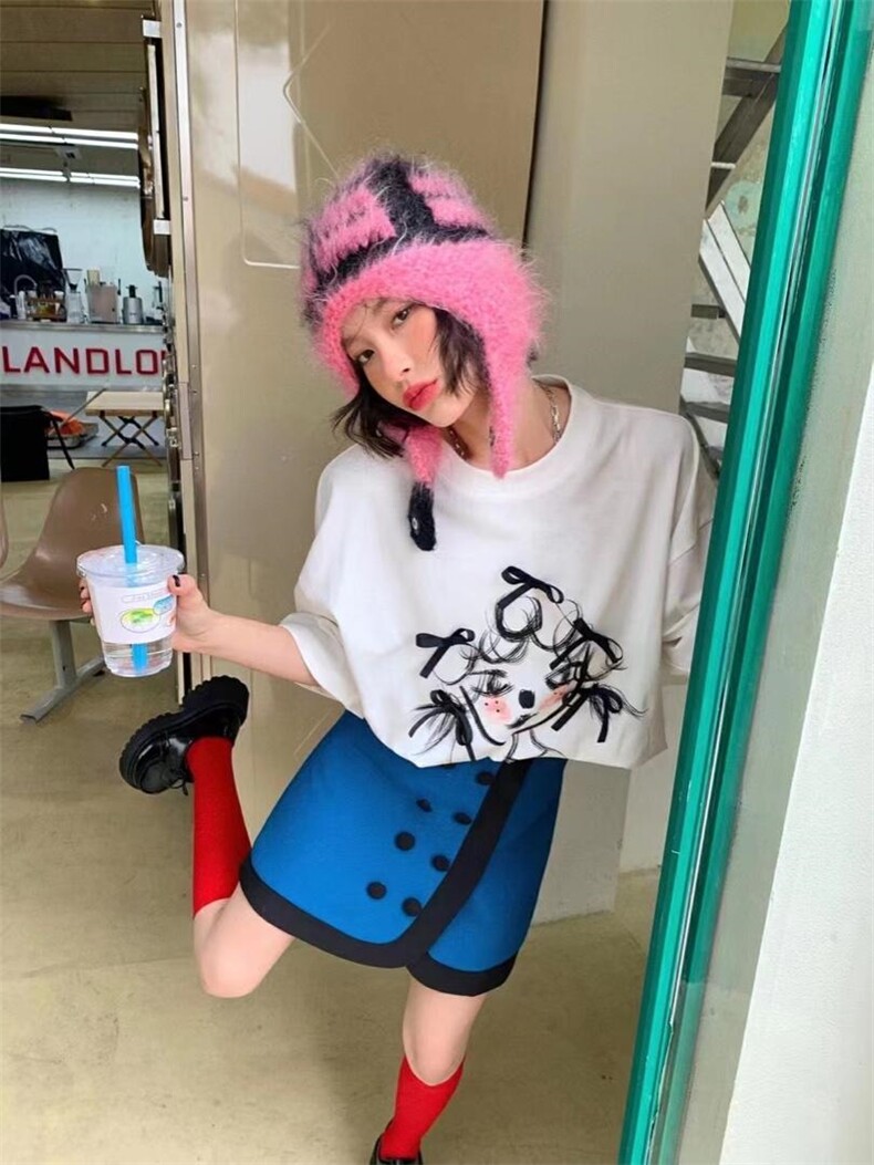 蓝精灵半裙，女装半身裙，Queena PHoebe