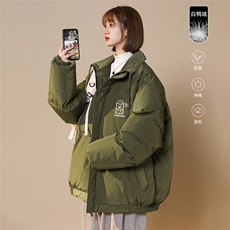 中性秋冬ES白鸭绒立领宽松保暖羽绒服情侣潮YR6211P195控258，男装羽绒服，电商A268