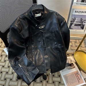 春季小众高级感立领机车皮衣JK8552-P86图片