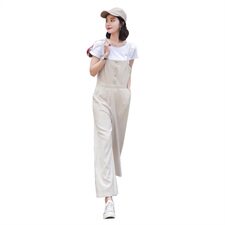 2021年夏季潮流时尚舒适优雅个性纯色两件套显瘦，女装裤子，辉之琳
