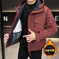2025连帽男棉衣跑量款星座218-22506P80，男装棉衣，星座218-2