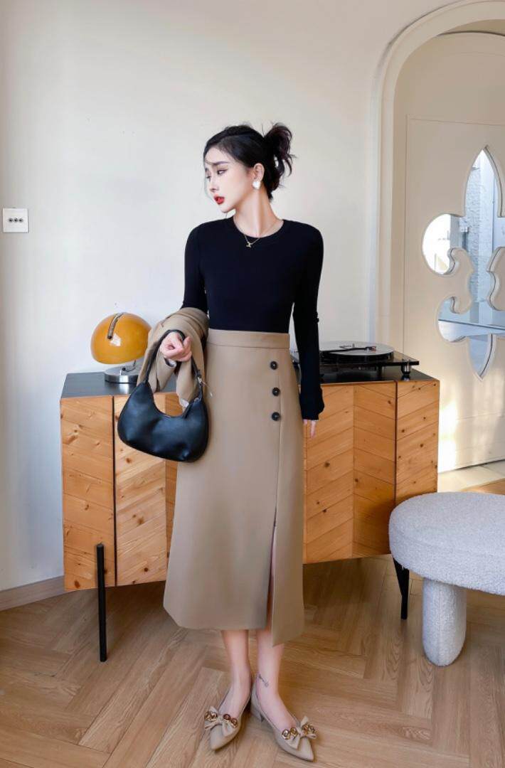 2023年女人味两件套连衣裙，女装连衣裙，贻思茗