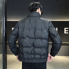 2025数据男士冬季羽绒服立领百搭鸭绒保暖青年夹克外套，男装夹克，电商A225