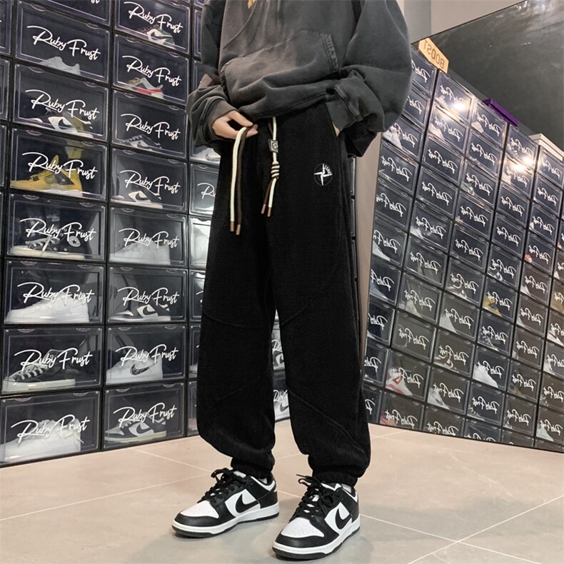 2025冬季新款欧棉绒加绒加厚保暖束脚棉裤A316-1-K1205P68控85,男装棉衣,星座906（原电商a316-1）